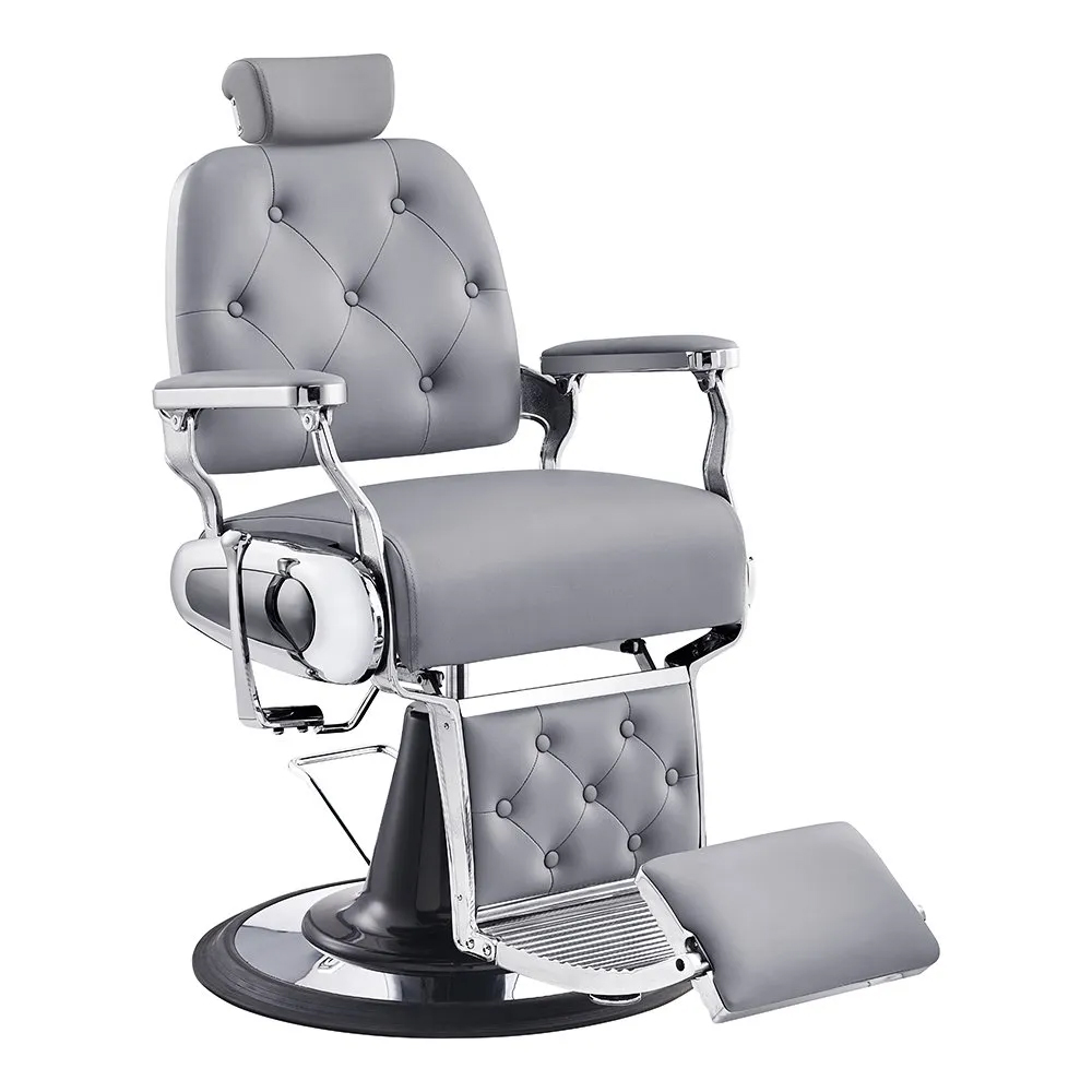 Titan 2022 Barber Chair (grey) - Salon Equipment Center