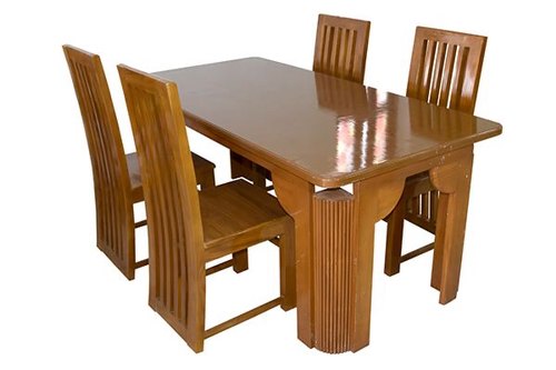 1 Table,4 Chair 4 Seater Dining Table Set, Rs 25000/set Adil Timber Traders | ID: 22360489530
