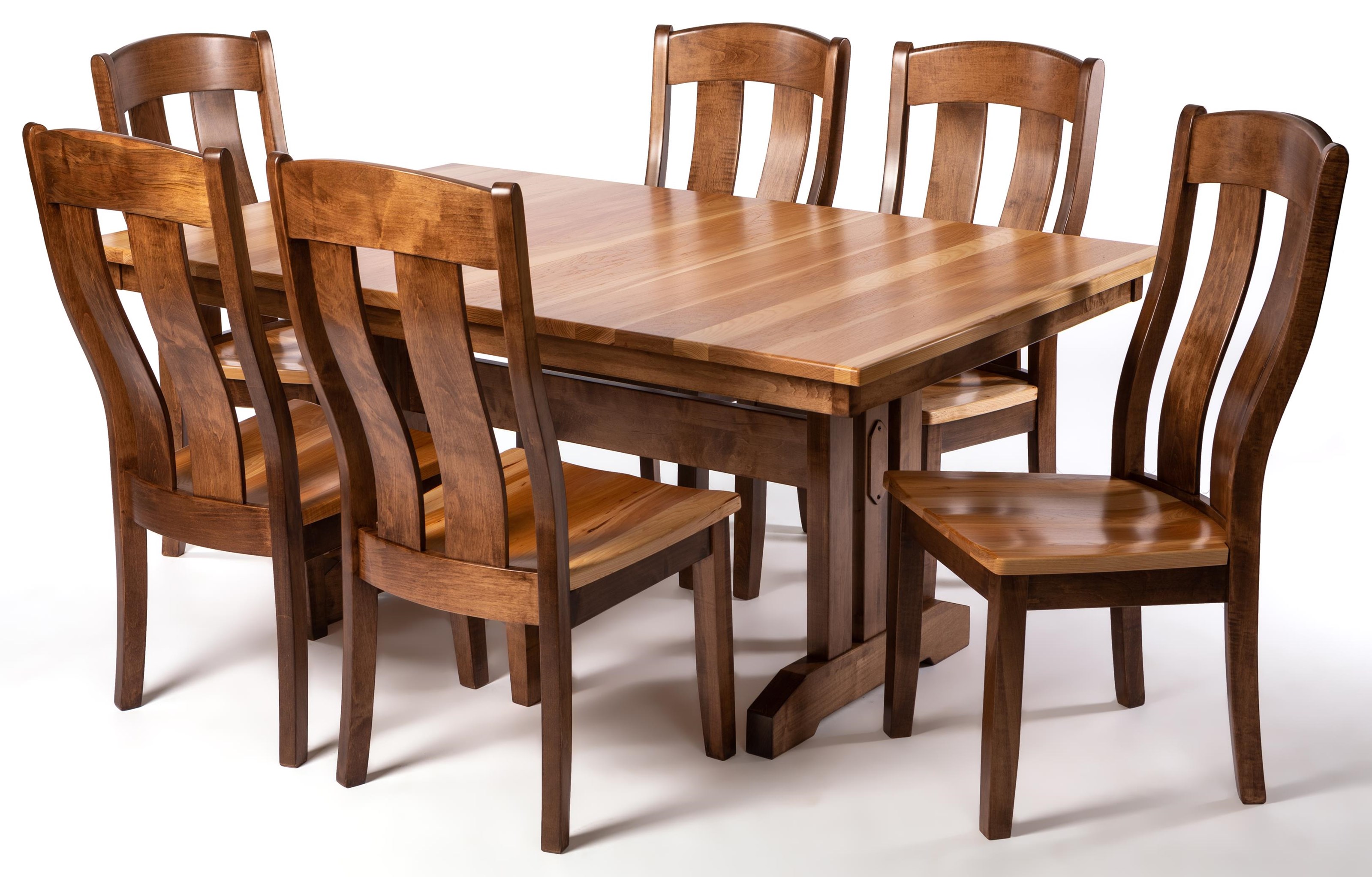 Oakwood Industries Mission 7-Piece Dining Set | Crowley Furniture & Mattress | Dining 7 (or more) Piece Sets