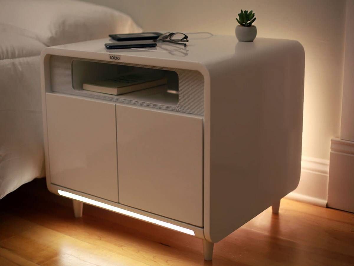 Sobro Has A Smart Table For Your Bedside | Smart table, Bedside table, Side table