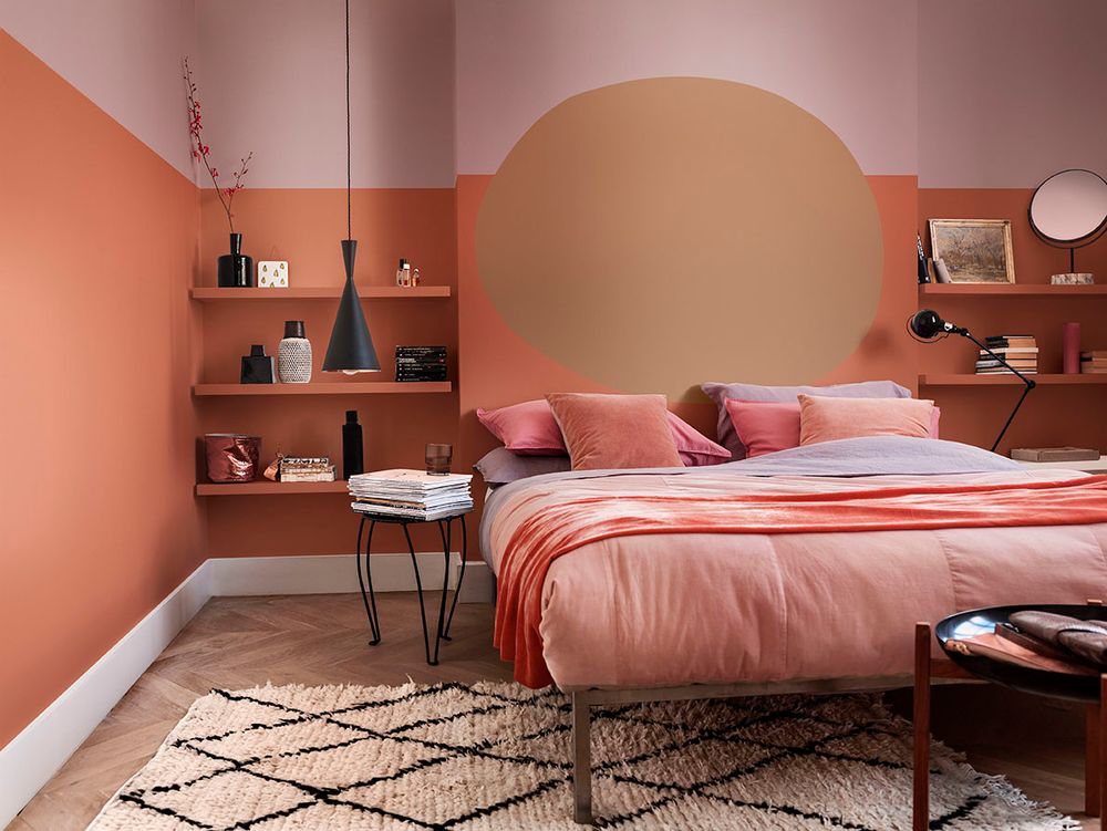 Những thiết kế nội thất với màu sơn nhà phù hợp với người mệnh Hỏa