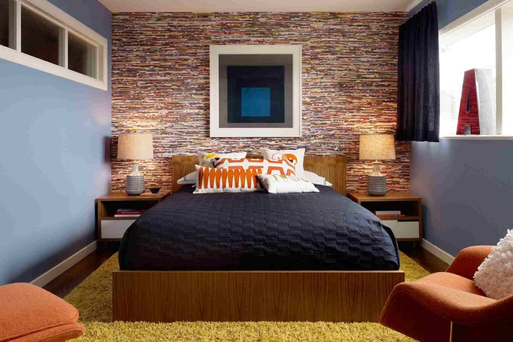 Sự ấm cúng trong phòng ngủ mang phong cách thiết kế Retro. (Ảnh sưu tầm)