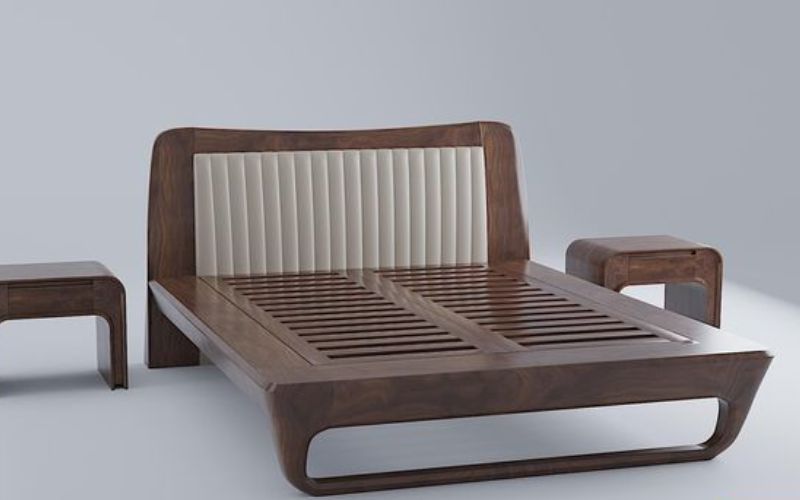Mẫu giường gỗ cao cấp