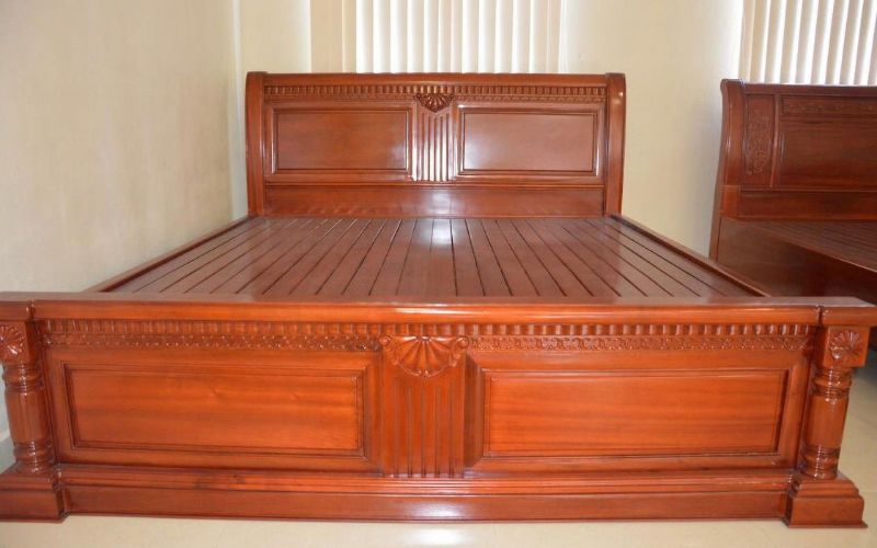 Mẫu giường gỗ gụ đẹp