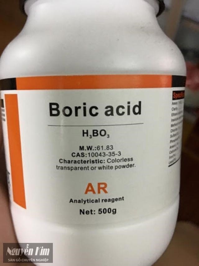 Sử dụng axit boric để tiêu diệt mối là một phương pháp hiệu quả và đơn giản.