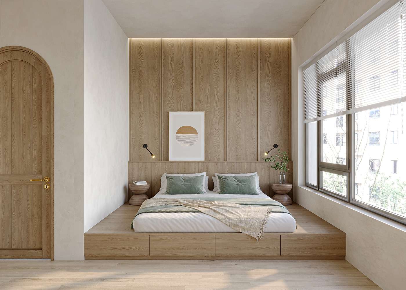 27 Mẫu] phòng ngủ kiểu Nhật tối giản hiện đại nhất 2024